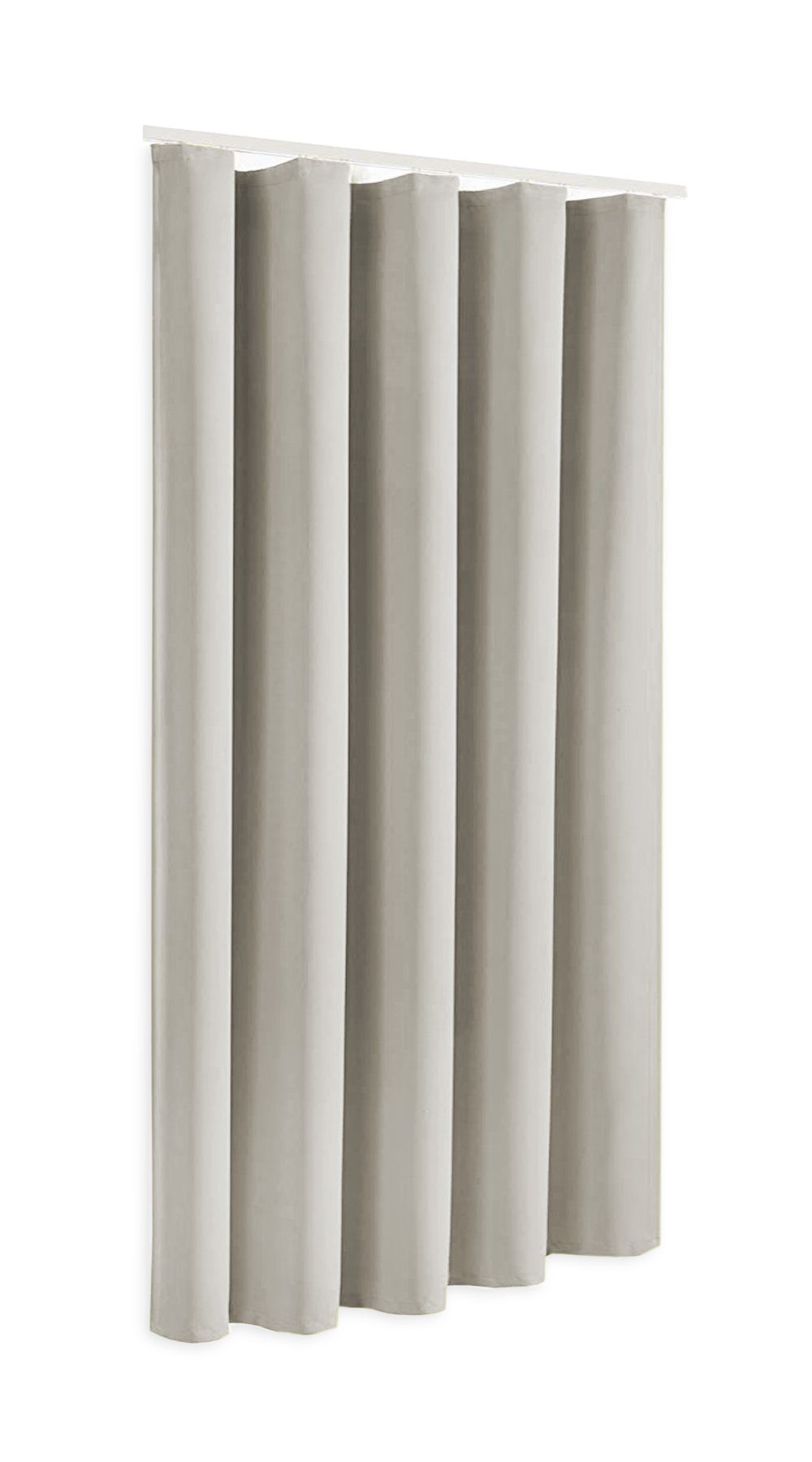 beige Modell Sopran, in Clever-Kauf-24 245cm, Verdunkelungsschal Verdunkelungsvorhang Thermovorhang, blickdicht, Blackout Höhe oder 175cm