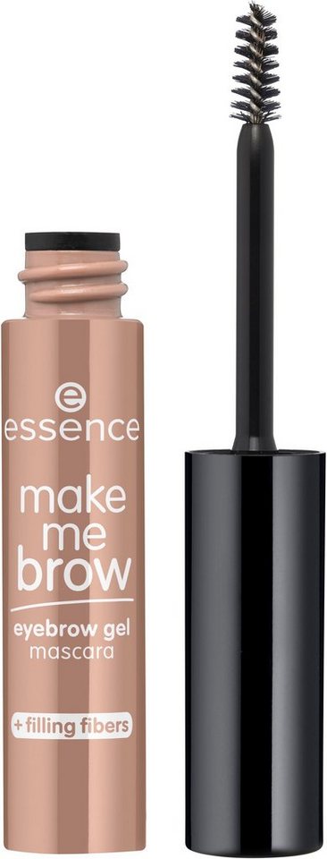 Essence Augenbrauen-Farbe make me BROW eyebrow gel mascara, 3-tlg.,  Augenbrauen-Gel für definierte Augenbrauen