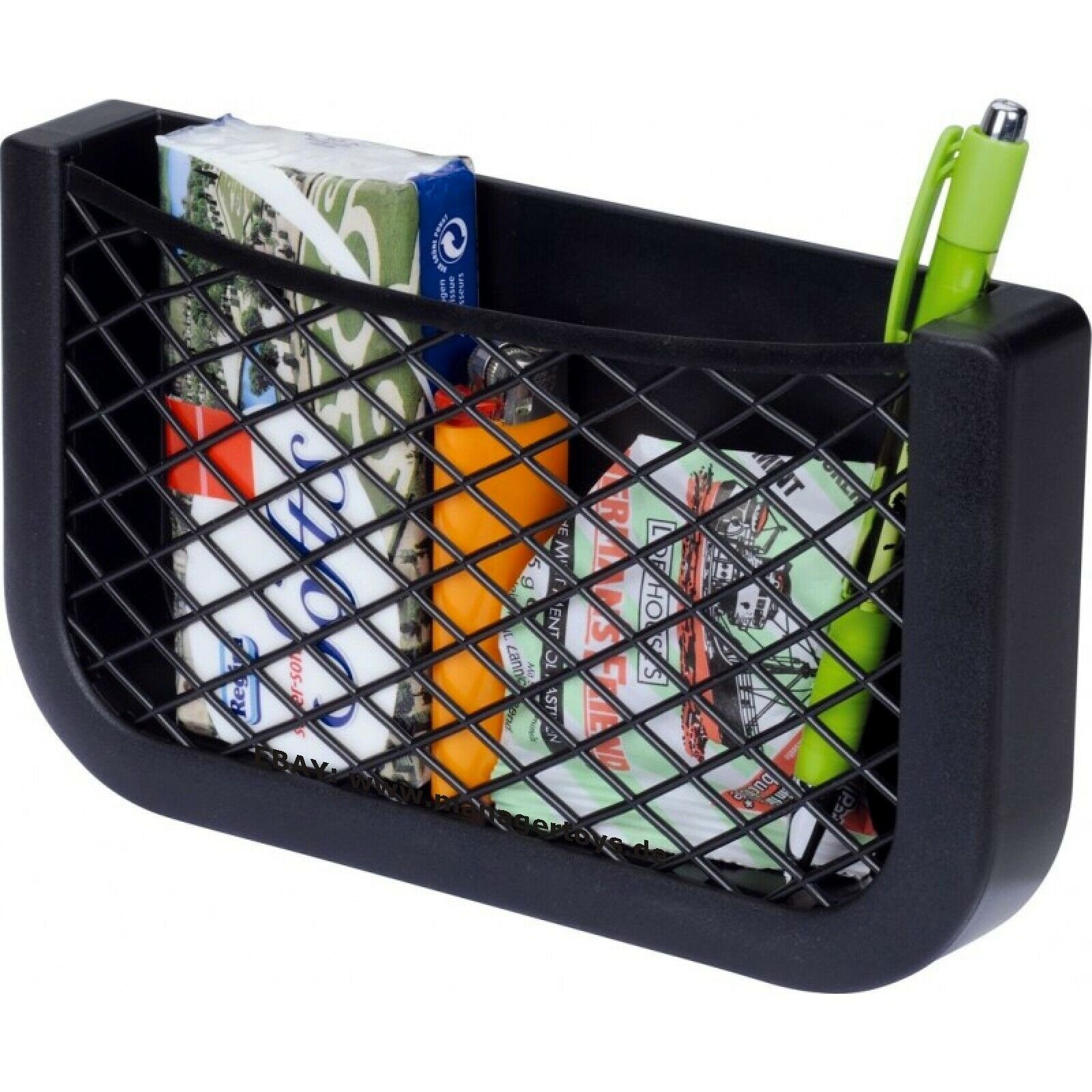 CarStyling Dekoablage Zusatz Ablagefach Multi KFZ Auto Zusatzablage Netz Ablage 20 cm