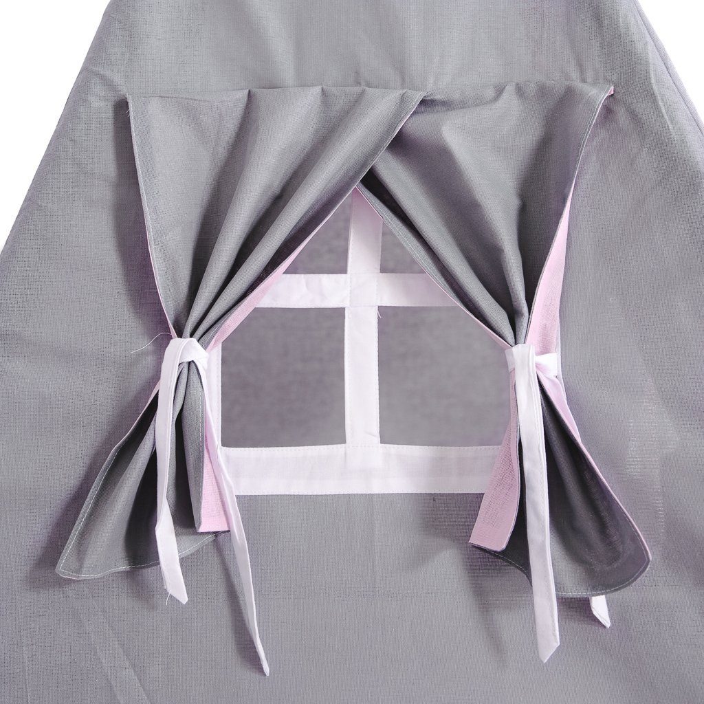 Rainbow Kids Tipi-Zelt Grauer Hase, Personen: 2 (mit kleinem Zubehör, 4 tlg günstig online kaufen