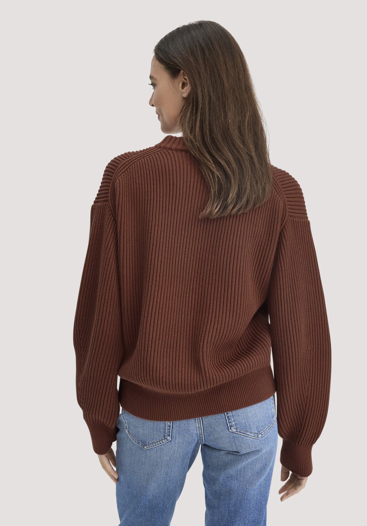 Hessnatur Strickpullover Relaxed aus reiner Bio-Baumwolle (1-tlg)
