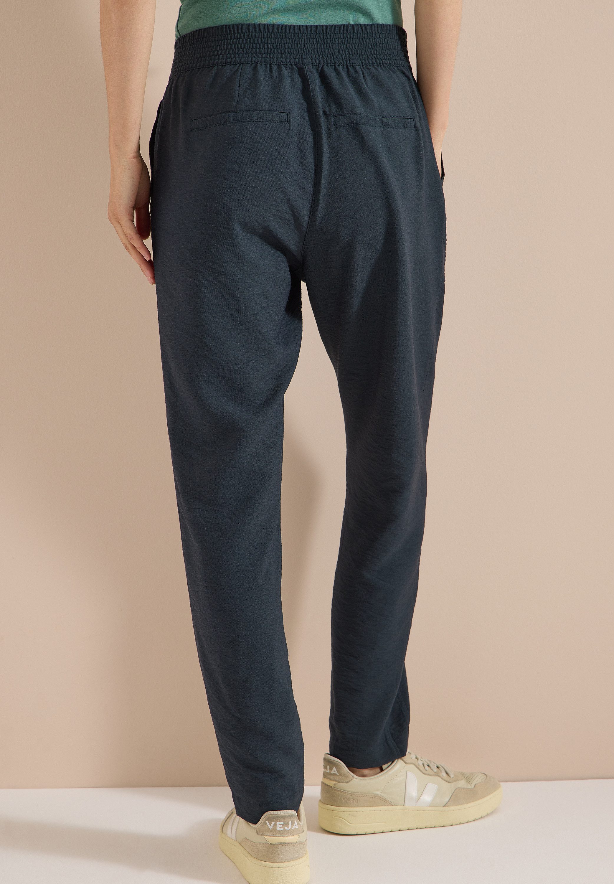 CECIL Stoffhose Style Chelsea Sommerhose mit elastischem Bund / Viskose
