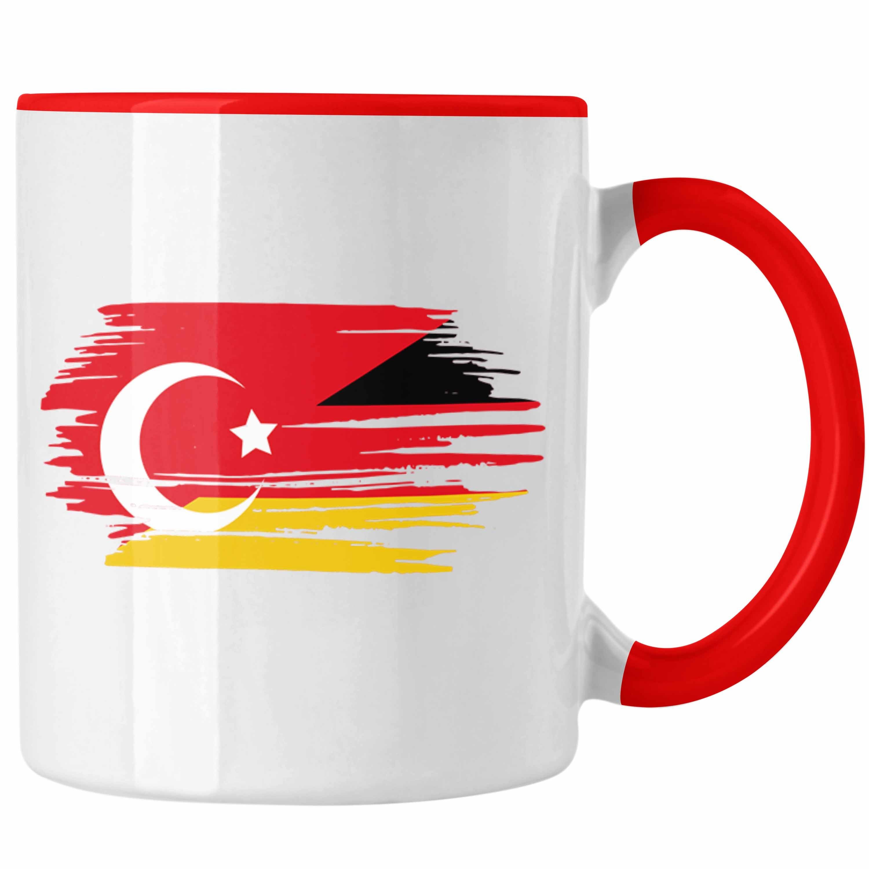 - Tasse Türken Trendation Geschenk Türke Halb Geschenkidee Deutschland Halb Trendation Türke Rot Tasse