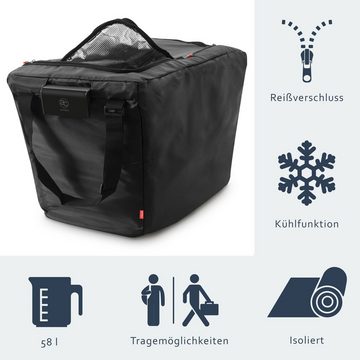 achilles Einkaufsbeutel Easy-Freezer Kühltasche zum Einhängen in den Einkaufswagen, 40 l