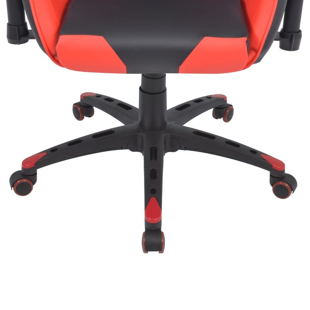 Gaming-Stuhl Bürostuhl Rot Neigbar Kunstleder (1 furnicato St)