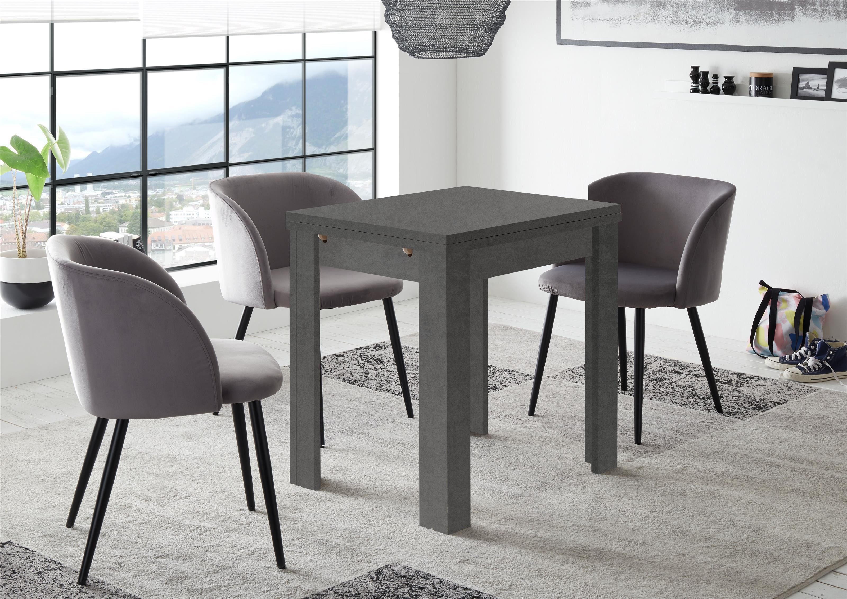 möbelando Esstisch Monterrey, 80 x 78 x 60 cm (B/H/T) günstig online kaufen