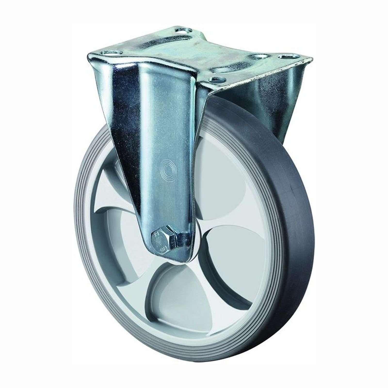 BS ROLLEN Rollenbock BS Rollen Bockrolle thermoplastisch Rollenlager Rad-Ø 100 mm 110 kg -
