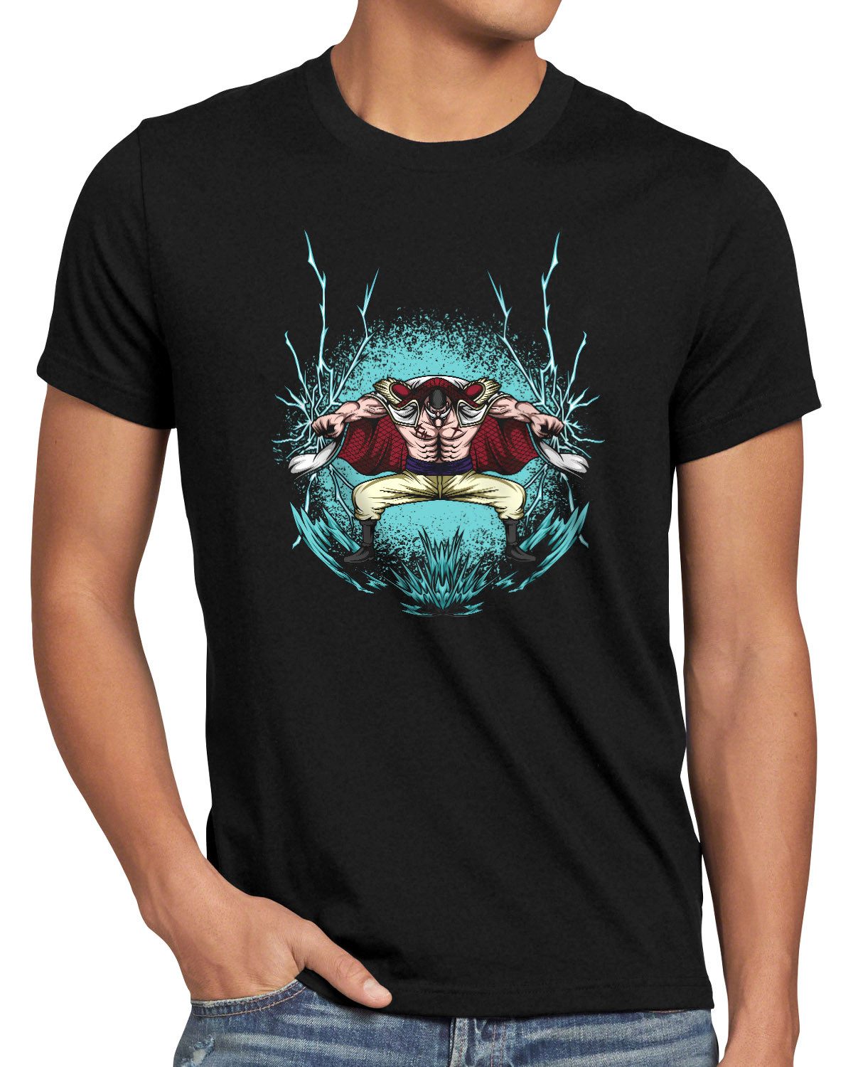 style3 T-Shirt one piece ruffy luffy monkey d strohhutbande strawhat piraten pirat
