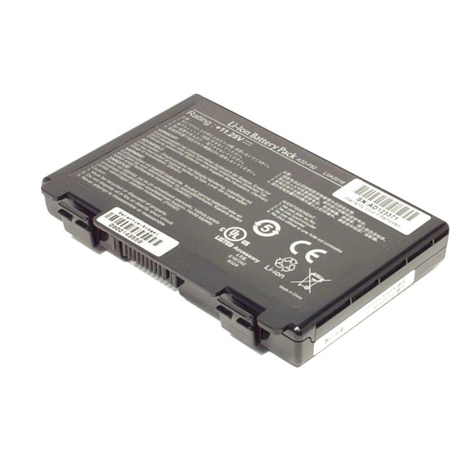 MTXtec LiIon, Wh, 6 48 A32-F52, 6 10.8V, Laptop-Akku, Lithium-Ionen Zellen, Zellen, Akku 4400mAh (LiIon) für ASUS