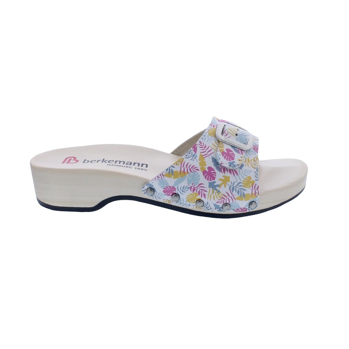 Berkemann Hamburg Pantolette, multicolor Leder / Print, Weite E-H 0110 Pantolette