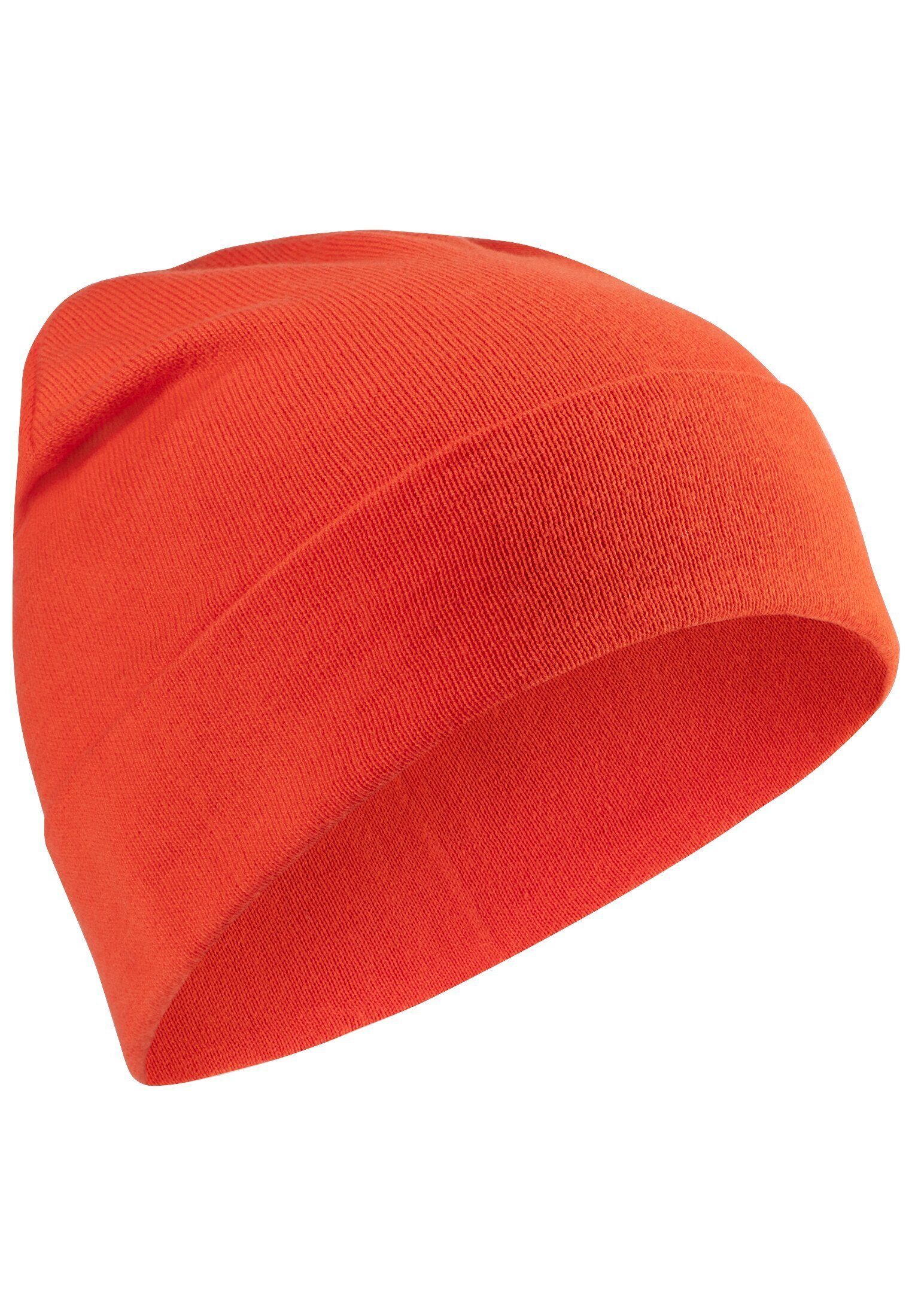 Baumwolle active aus Orange camel Beanie