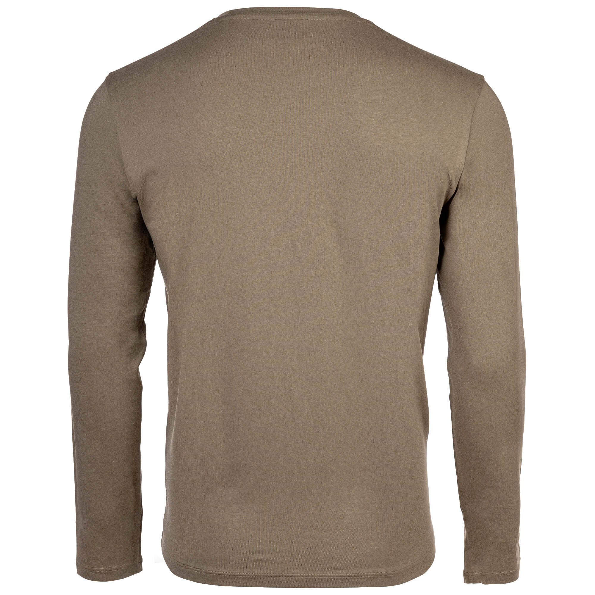 BOSS T-Shirt R LS-Shirt - Oliv Langarmshirt Mix&Match Herren