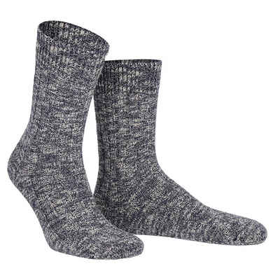 Wilox Komfortsocken Herren BOOT-Socke (1-Paar) aus hautfreundlicher BIO Baumwolle