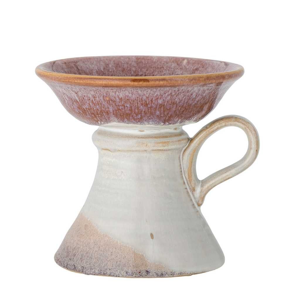 Kerzenhalter Bloomingville Kerzenhalter SOREYAH Rosé Natur 14x15 cm
