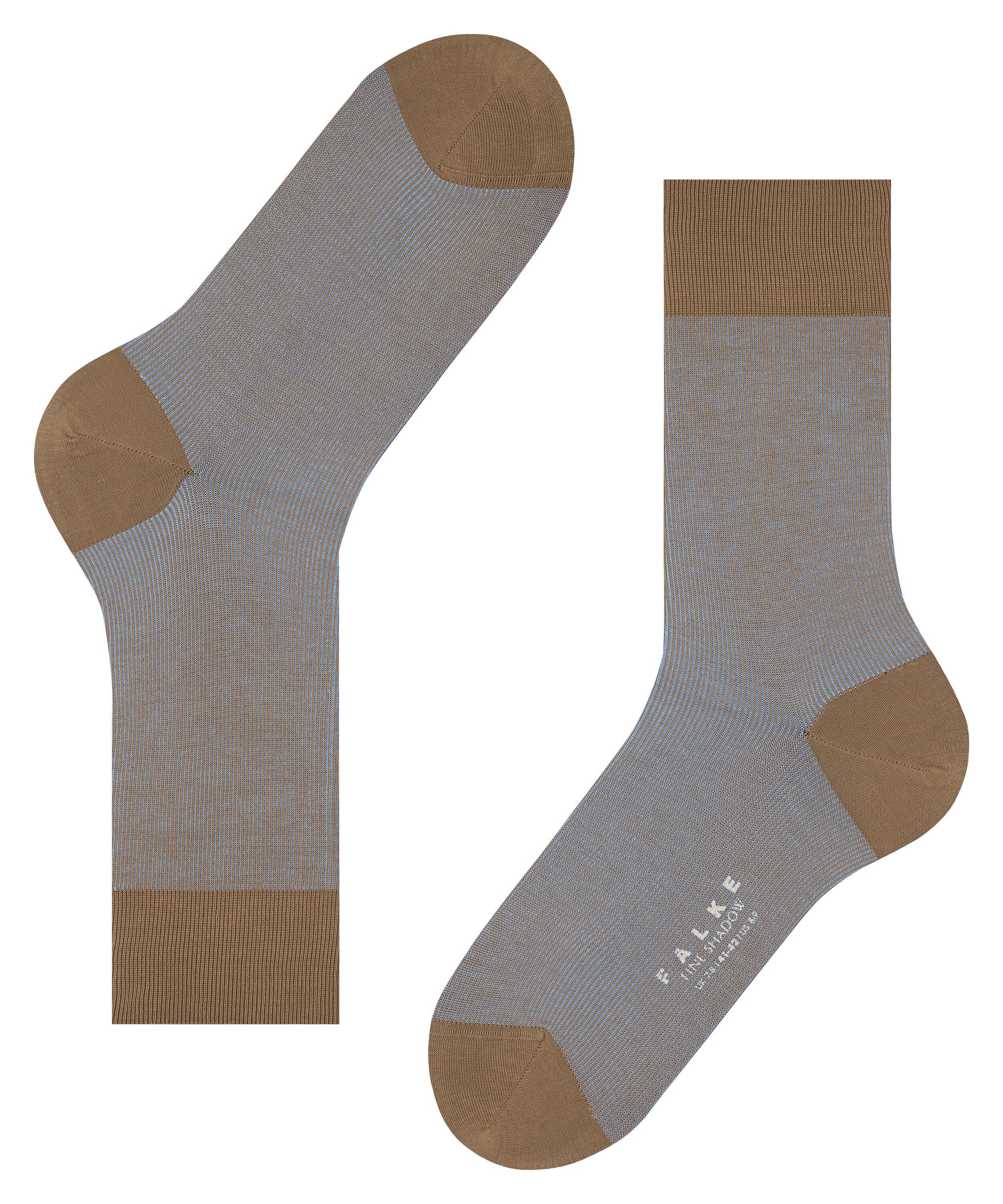 FALKE Socken Fine Shadow (5017) wholegrain (1-Paar)