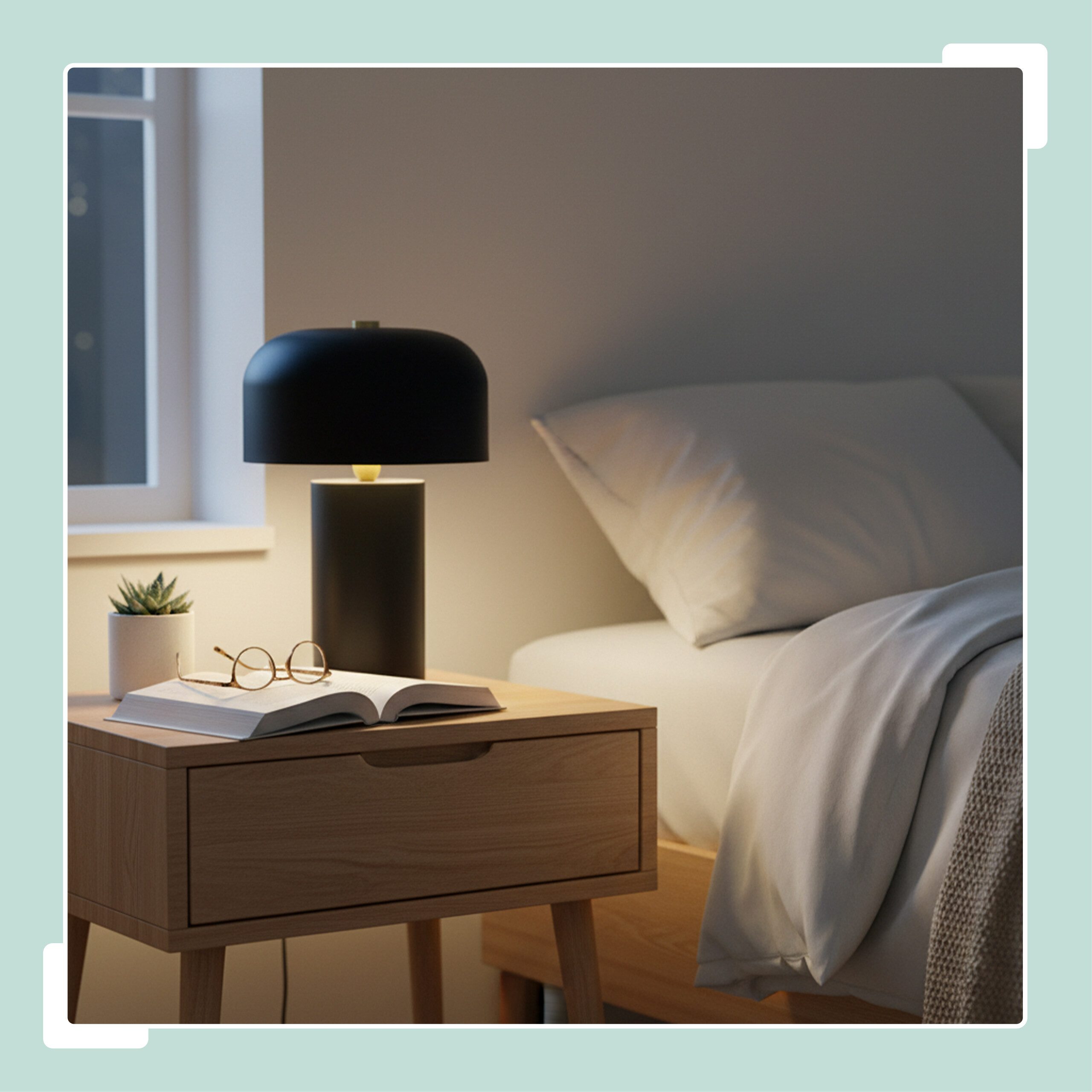 relaxdays Schreibtischlampe Tischlampe Pilz, Ein-/Ausschalter am Kabel, Ohne Leuchtmittel, Warmweiß, A – Bild 3 von 5