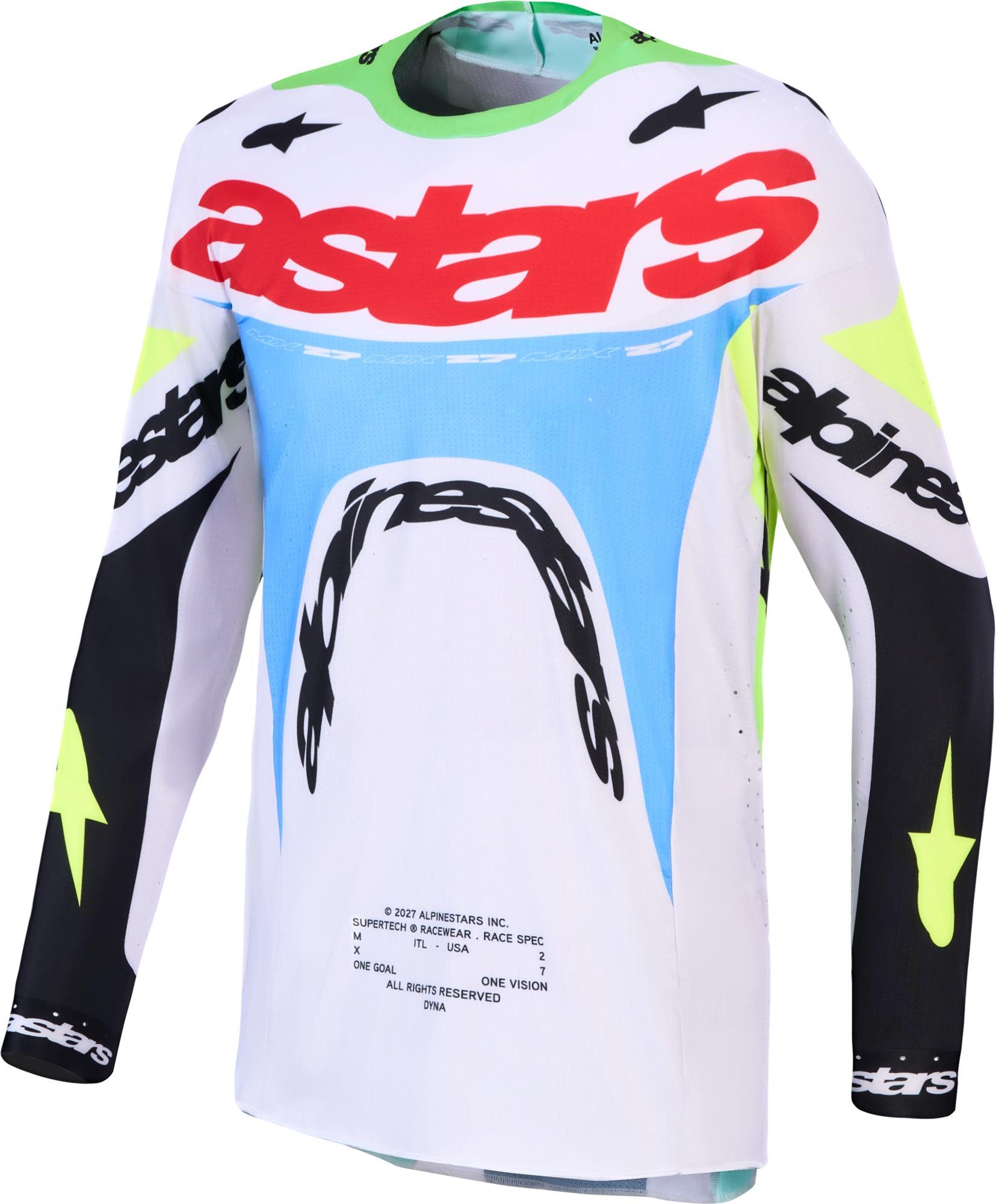 Alpinestars Motocross-Shirt Supertech Dyna Motocross Jersey perforiert