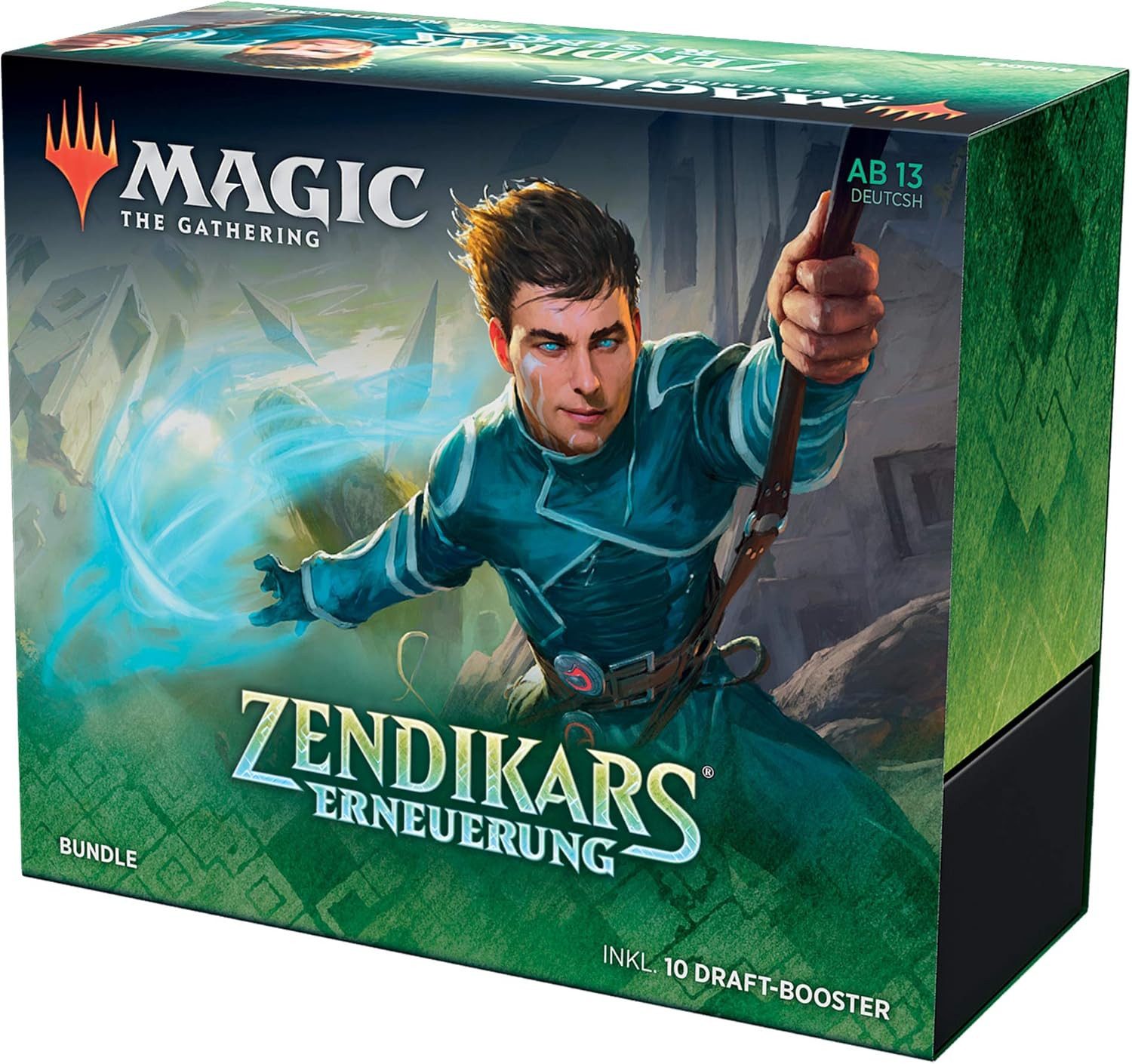 Magic the Gathering Sammelkarte Magic The Gathering Zendikars Erneuerung Bundle 10 Booster Pg Deutsch
