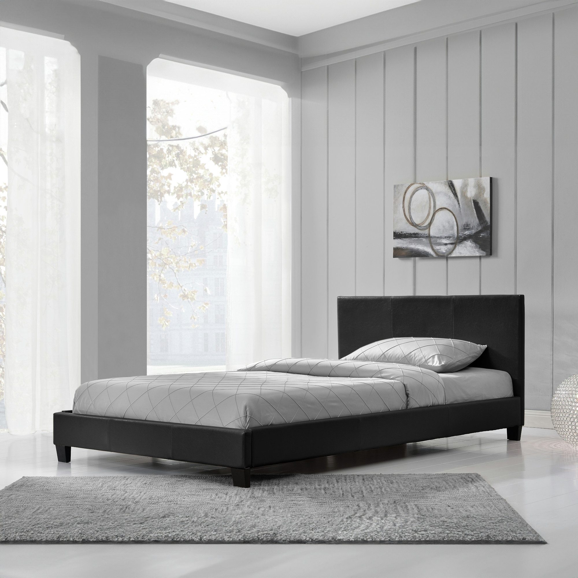 Corium Polsterbett, Kunstlederbett »Albacete« 140x200cm