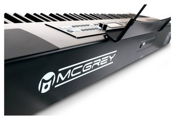 McGrey Stage-Piano SP-100 PLUS Stagepiano - 88 gewichtete Tasten mit Hammermechanik, (Home-Set, inkl. Unterbau, Pianobank, Kopfhörer & Schule), 128 Voices, Max. Polyphonie: 64, Aufnahmefunktion, MIDI Out und USB