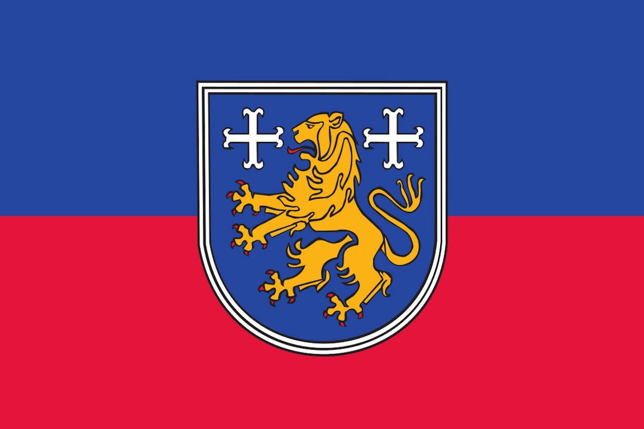 flaggenmeer Flagge Friesland Landkreis 120 g/m² Querformat