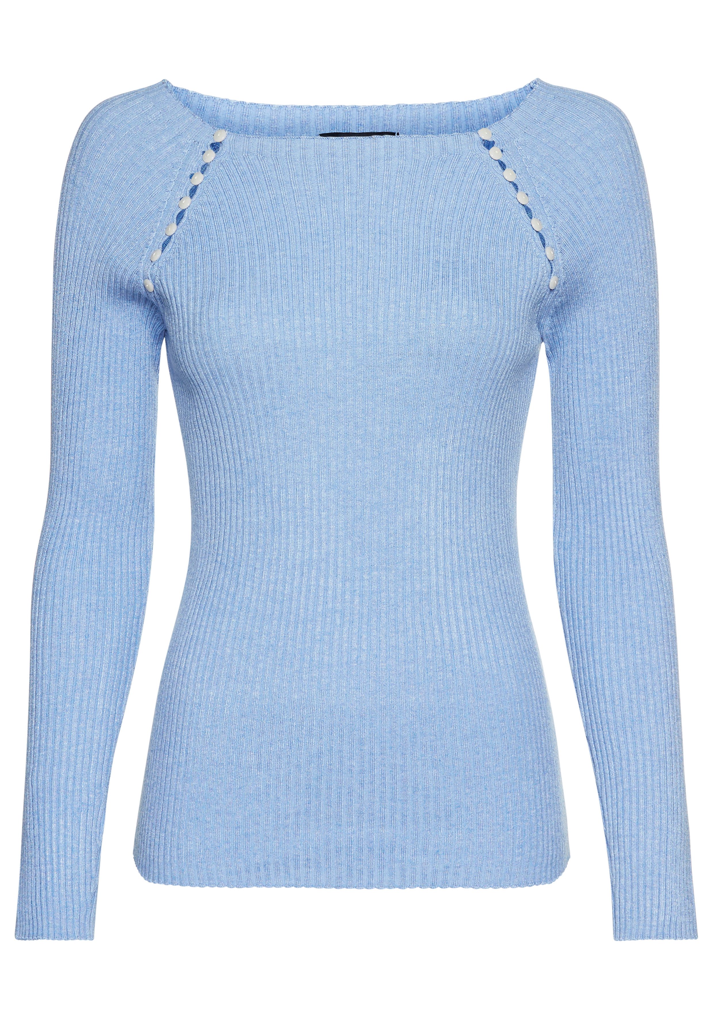 HECHTER PARIS Strickpullover mit stilvollen Knopfleisten. Reduzierter Preis € 22,28. Unverbindliche Preisempfehlung € 49,99