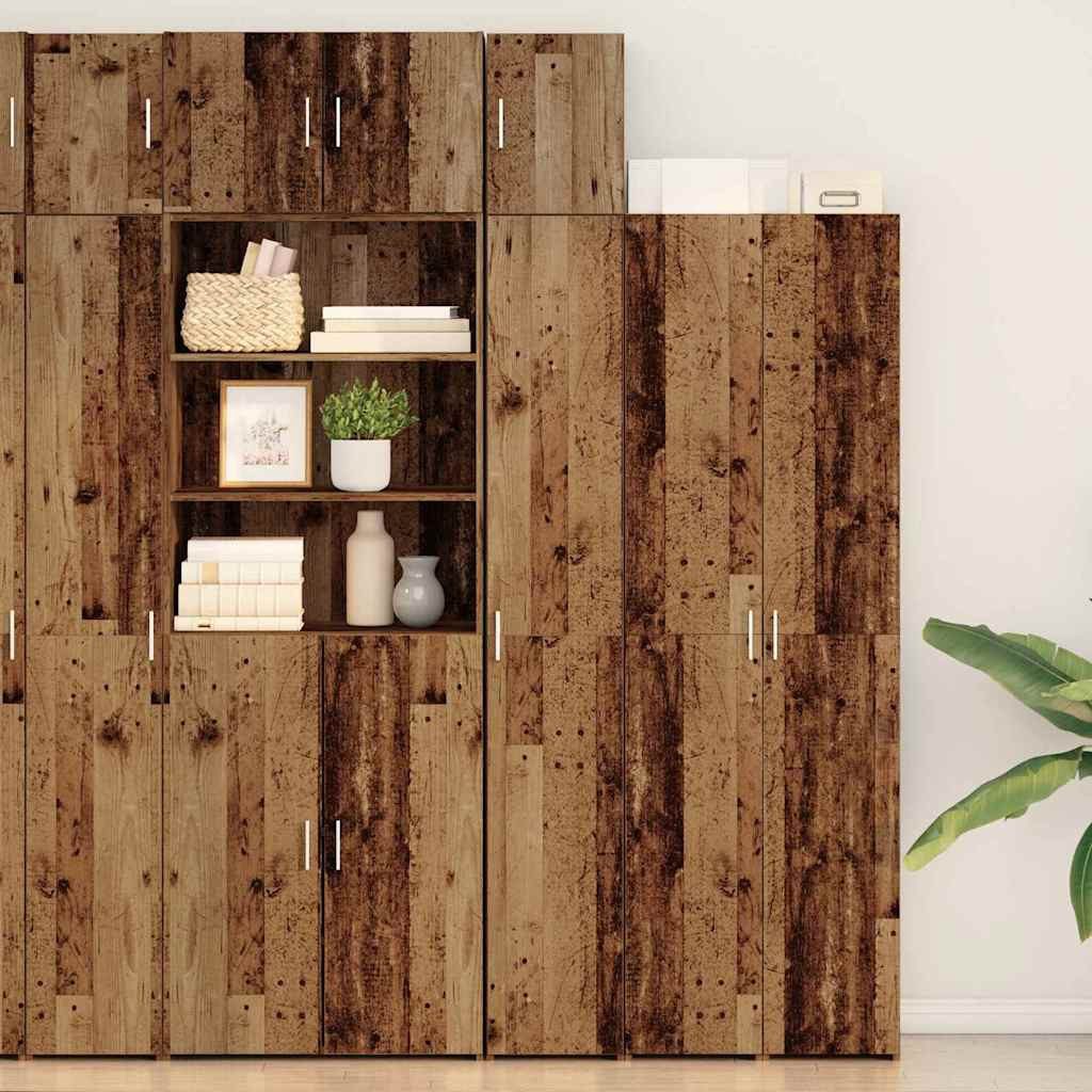 vidaXL Hängeschrank Wandschrank Altholz 30 x 42,5 x 39,5 cm Holzwerkstoff (1-St)