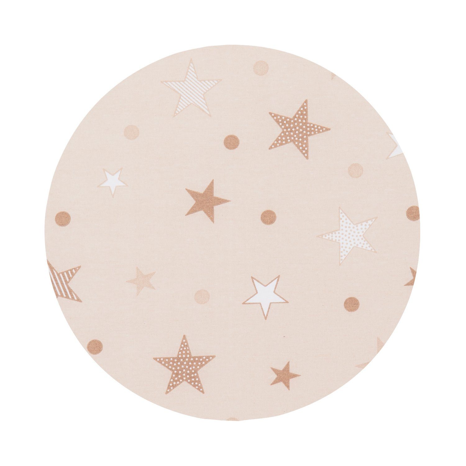 Kindermatratze Babybett Matratze Stars, Chipolino, Bezug 6 cm x waschbar, faltbar, beige Größe cm 6 120 hoch, 60 x