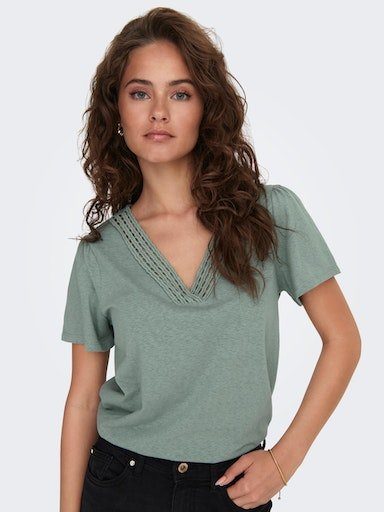 ONLBENITA ONLY TOP JRS V-Shirt V-NECK S/S