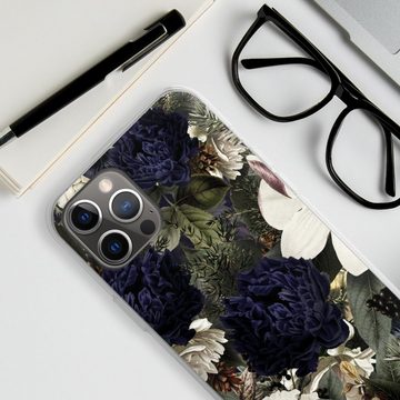 DeinDesign Handyhülle Utart Vintage Blumen Natur Blumen, Apple iPhone 12 Pro Max Silikon Hülle Bumper Case Handy Schutzhülle