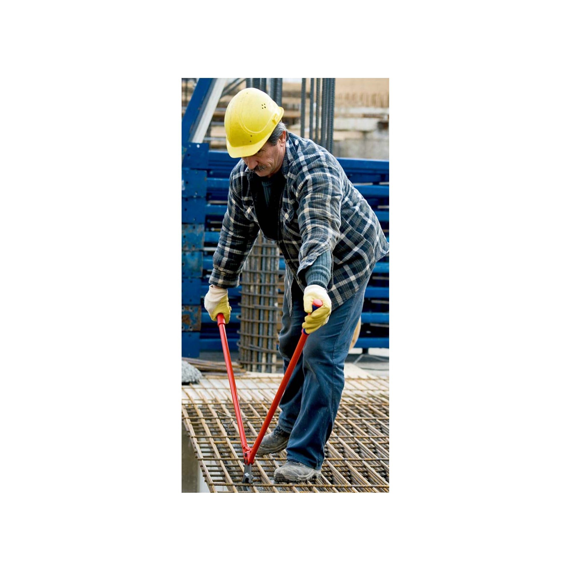 Knipex Seitenschneider KNIPEX 71 82 950 Mattenschneider mit Mehrkomponenten-Hüllen 950 mm