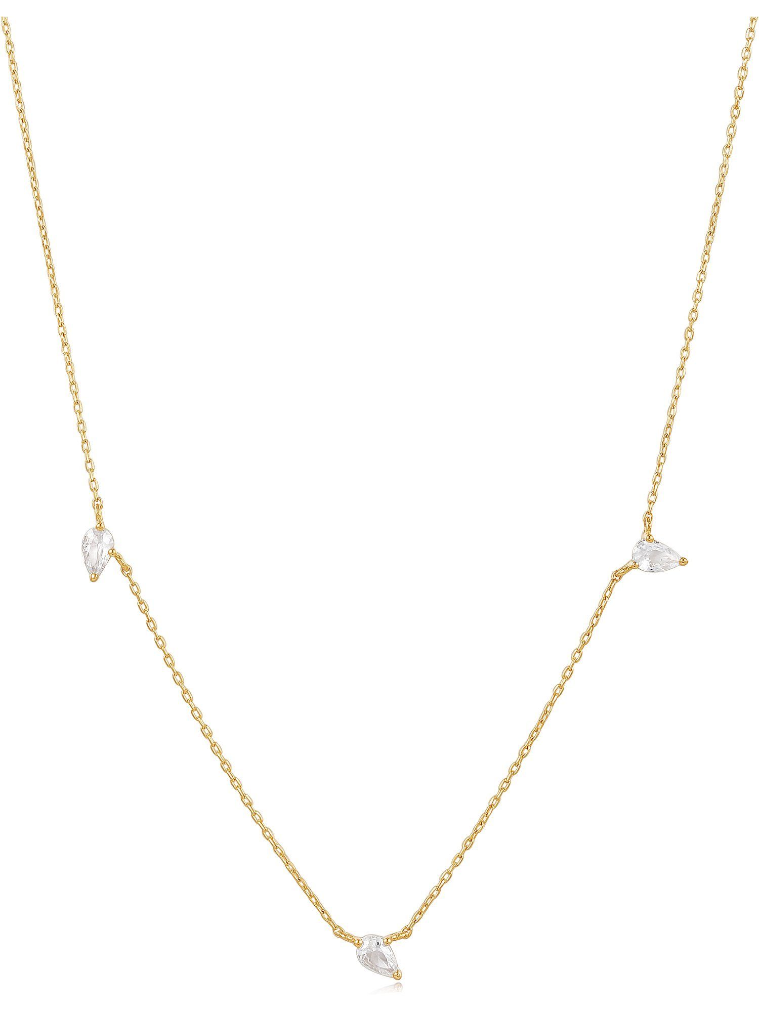 Ania Haie Collier Ania Haie Damen-Kette 585er Gelbgold Saphir