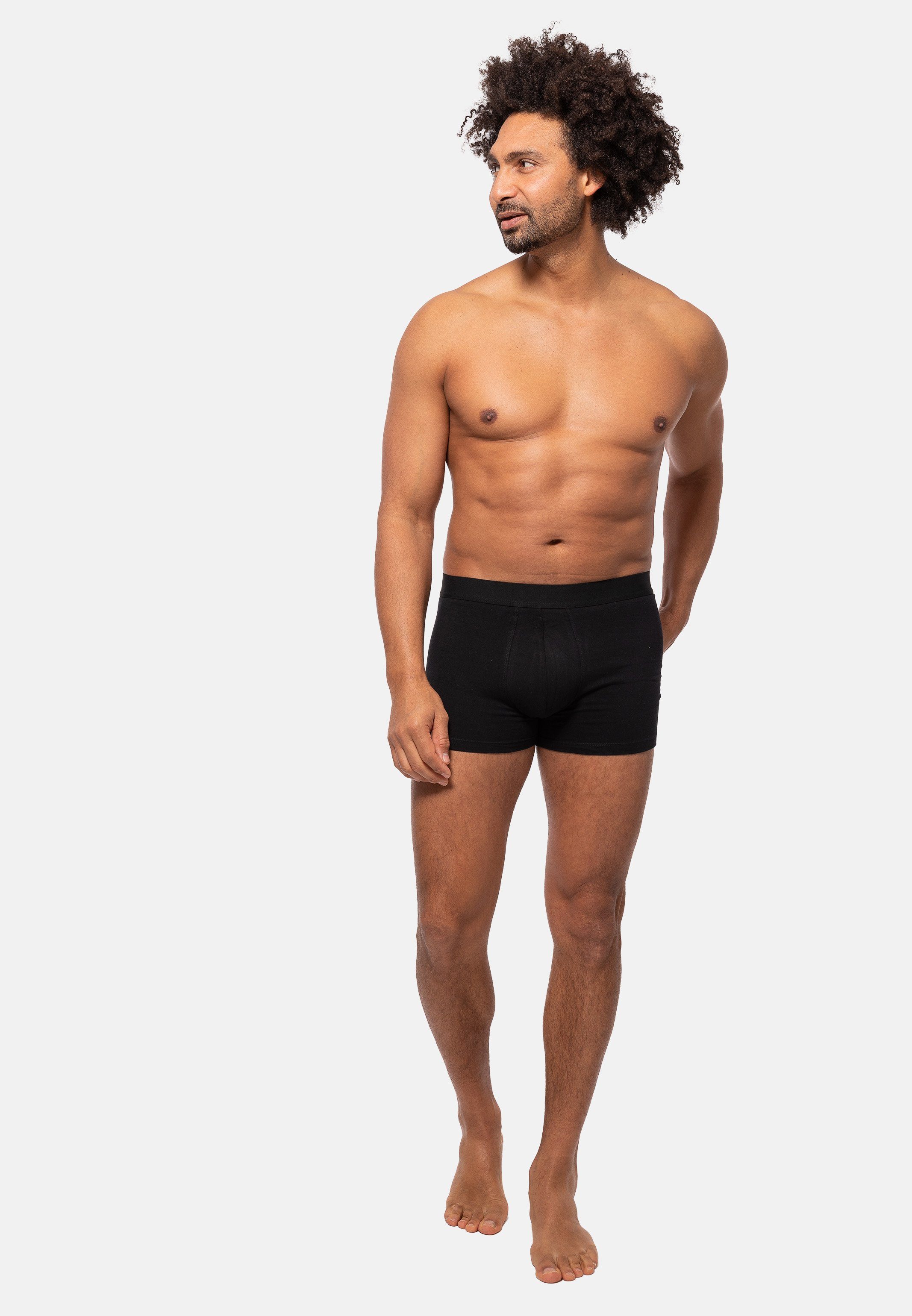 Almonu Retro Boxer 6er Pack Organic Cotton (Spar-Set, 6-St) Retro Short / Pant - Baumwolle - ohne Eingriff - Atmungsaktiv