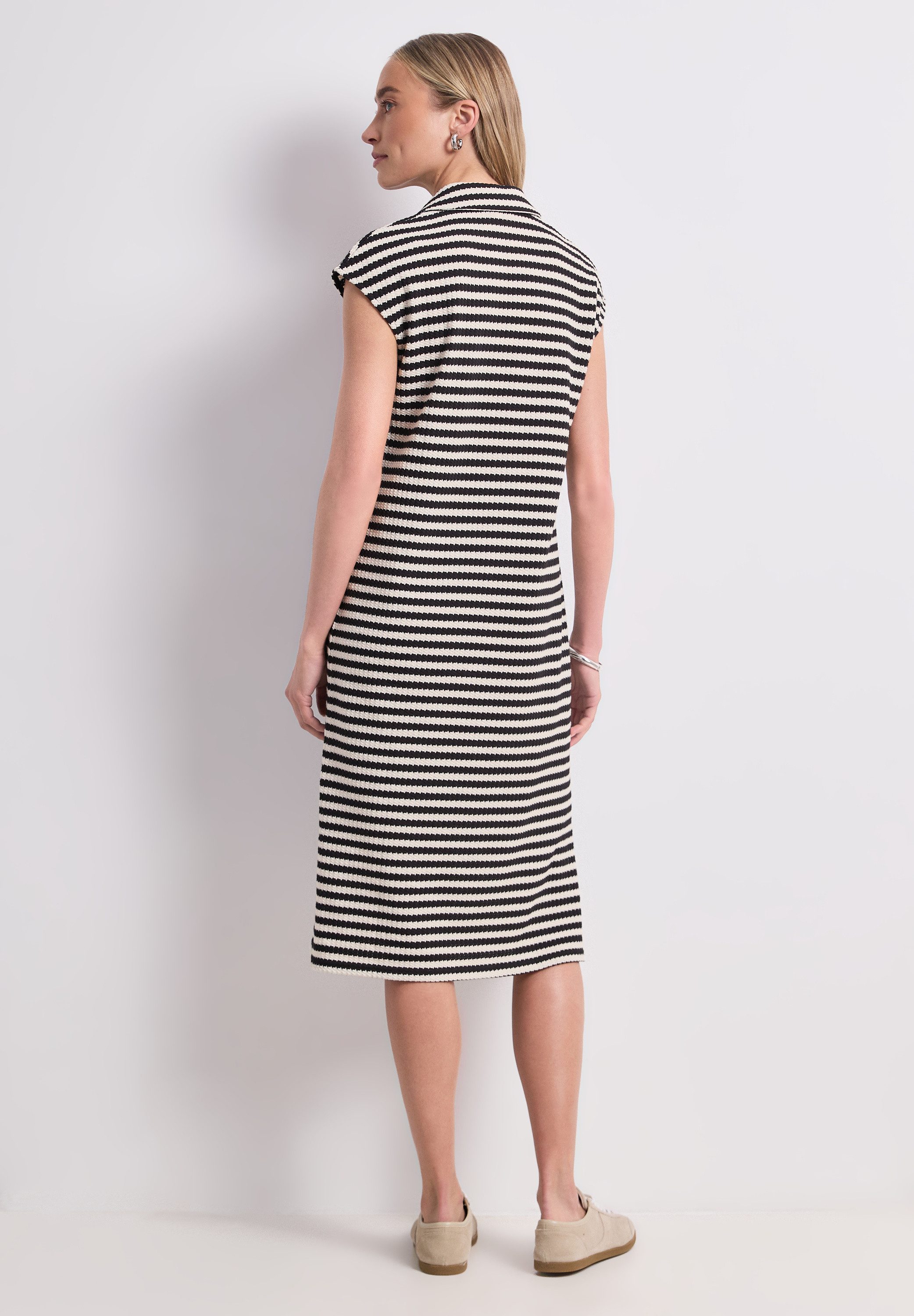 STREET ONE Midikleid im Streifendesign