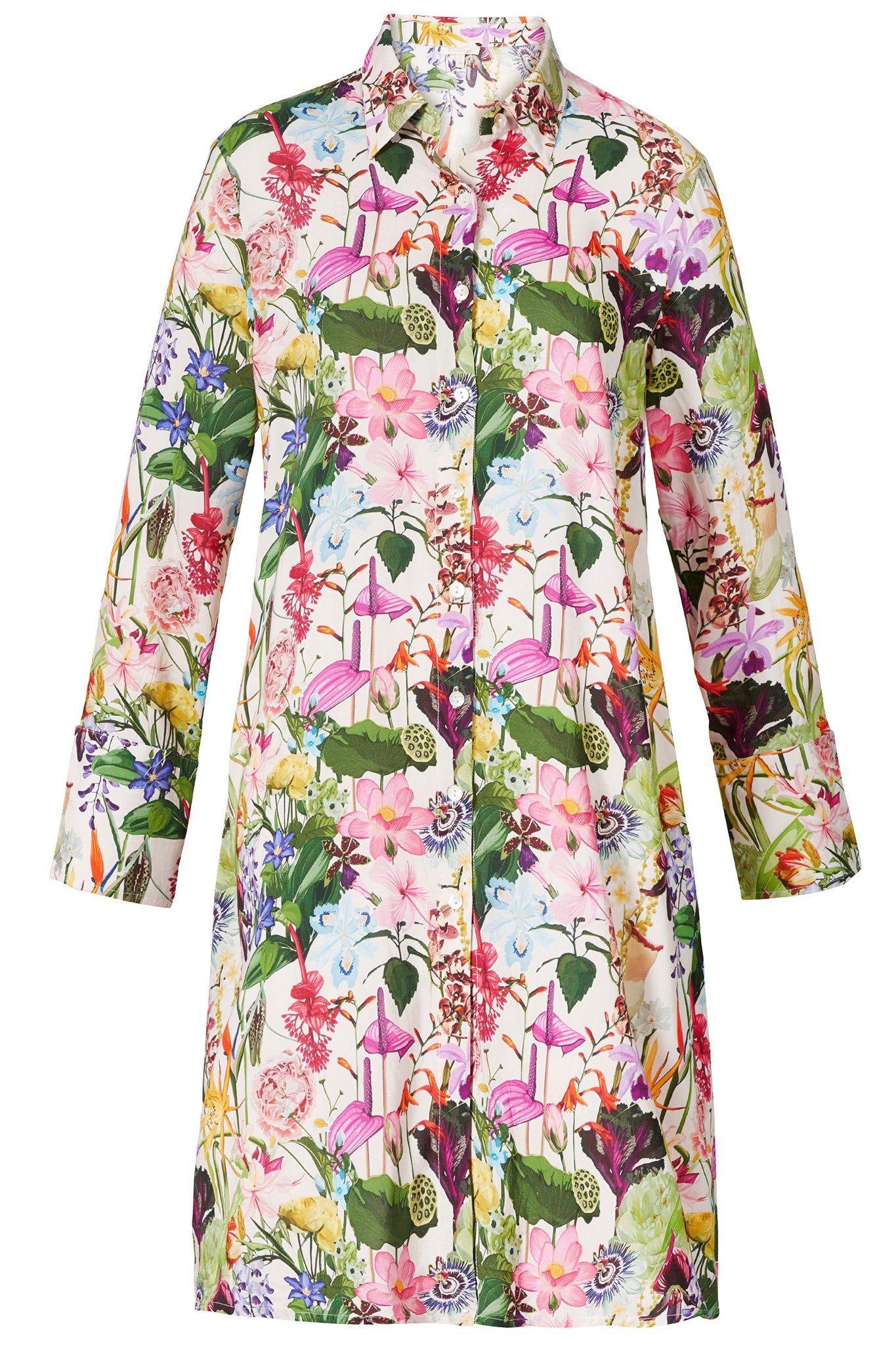 Himalaya Clothing Sommerkleid Kleid Damen mit Blumen-Print - Lässiges Somme günstig online kaufen