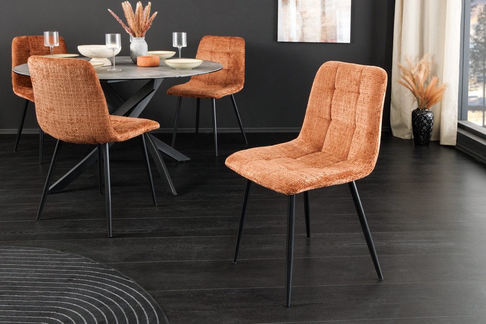 riess-ambiente Esszimmerstuhl TRES CHIC rost braun/schwarz günstig online kaufen