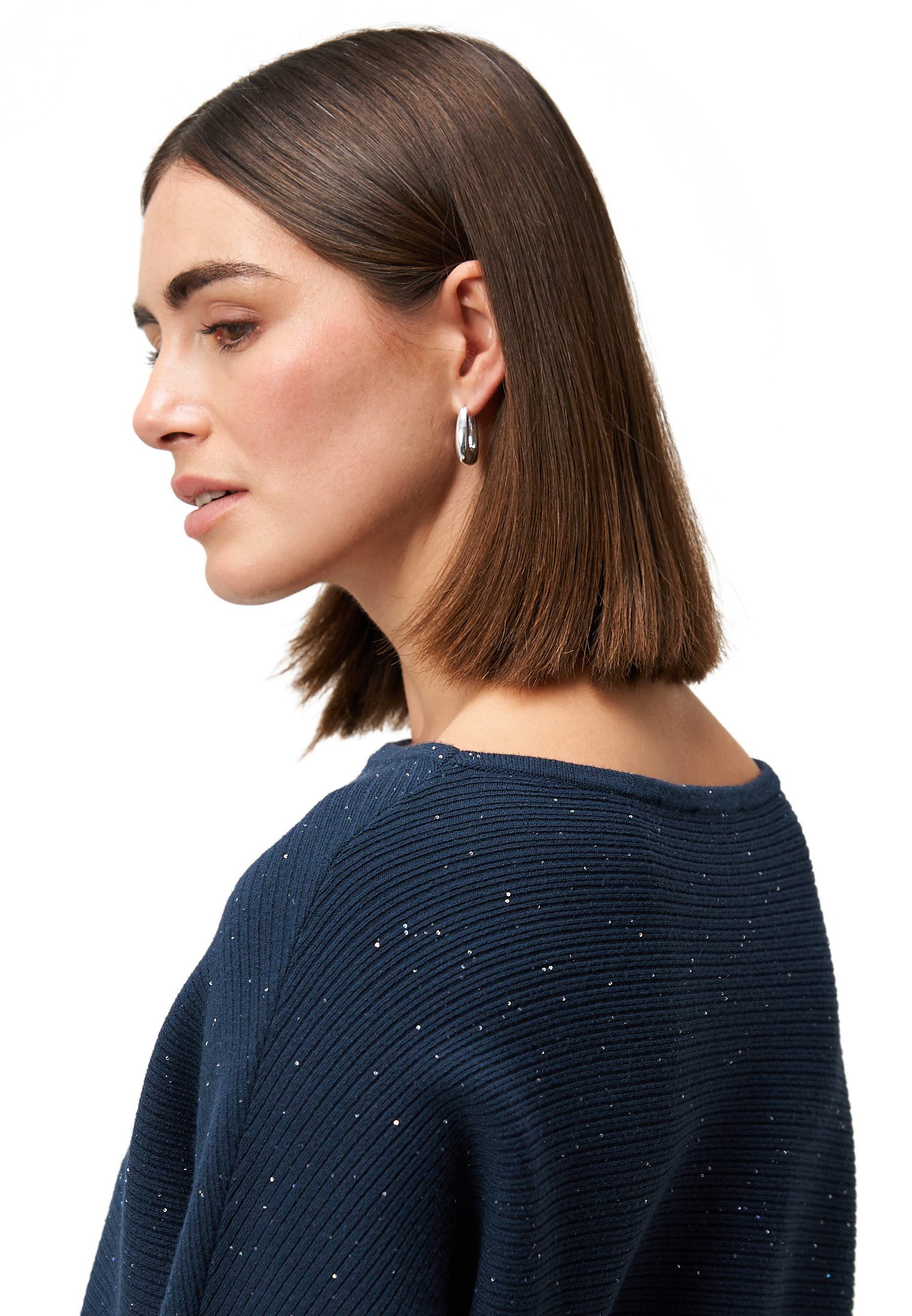 Zero Strickkleid Damen mit Pailletten Pailletten