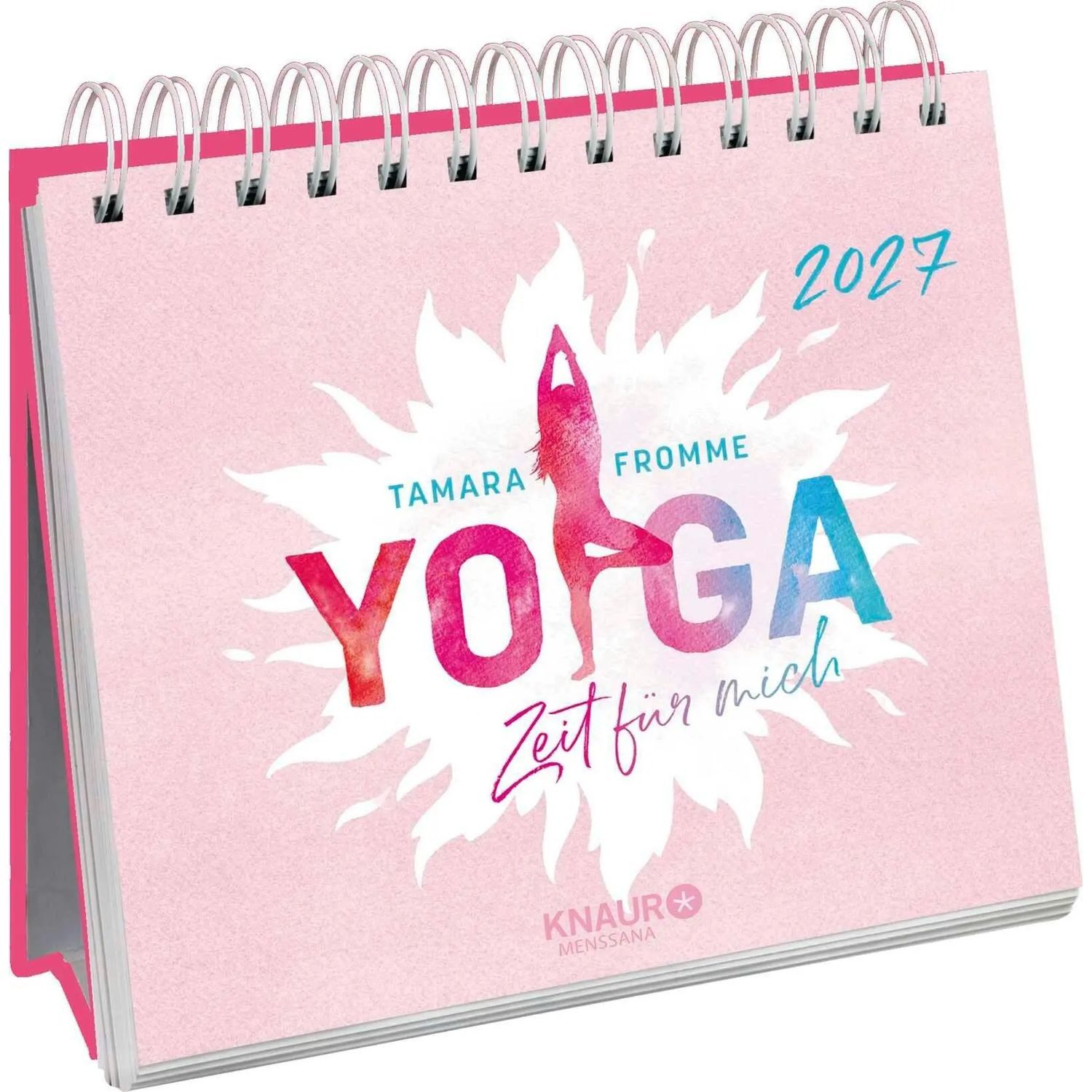 Tischkalender Wochenkalender 2027: Yoga - Zeit für mich