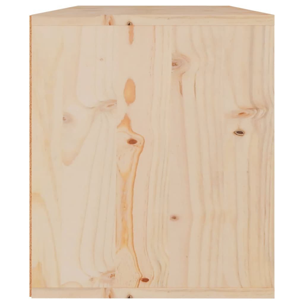 Wandschrank furnicato Kiefer 60x30x35 cm Massivholz Wandregal