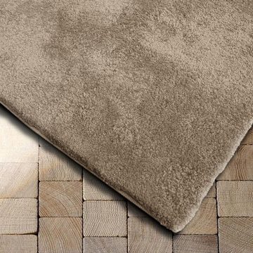 Hochflor-Teppich Shaggy-Teppich Prestige Sand, Erhältlich in 5 Farben, Teppich, Floordirekt, rechteckig, Höhe: 30 mm, Extra flauschig