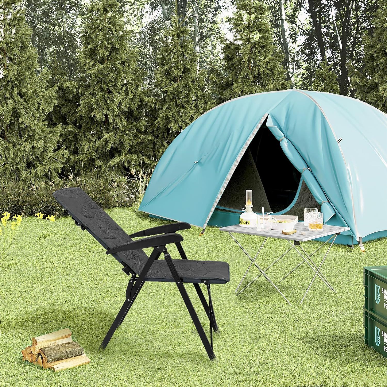 Woltu Campingstuhl (1 St), Alu Gartenstuhl günstig online kaufen