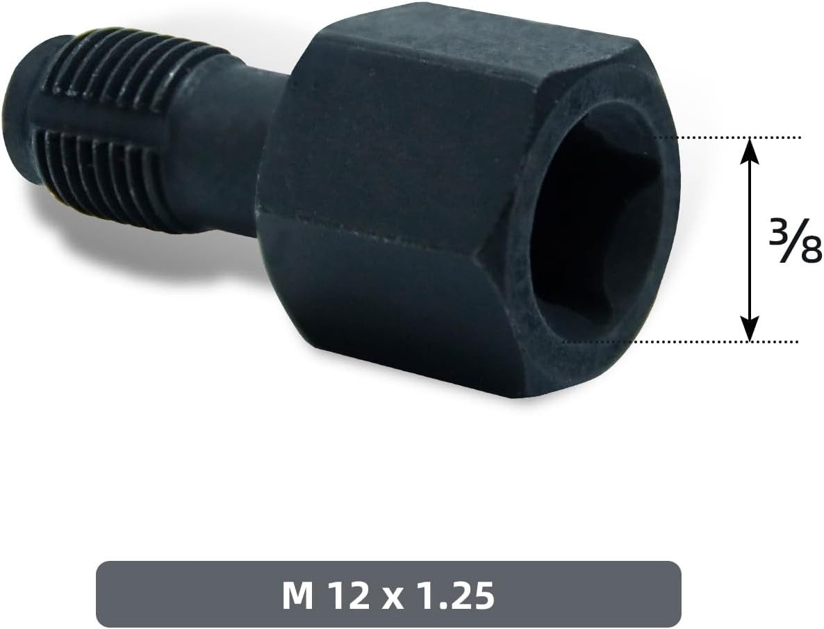 CCLIFE Bremsscheibe Bremsgewinde Reparatursatz Gewinde Bremssattel Führungsbolzengewinde (Set, Für Gewinde/Steigung: M18 x 1,5, M 12x1,25), geeignet zur Instandsetzung defekter Bremsen Führungsbolzen
