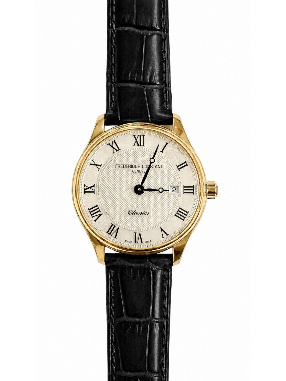 Frederique Constant Quarzuhr Frederique Constant FC-220CR5B5 Herrenuhr Classics 39mm 5ATM Frederique Constant FC-220CR5B5 Herrenuhr Classics 39mm 5ATM