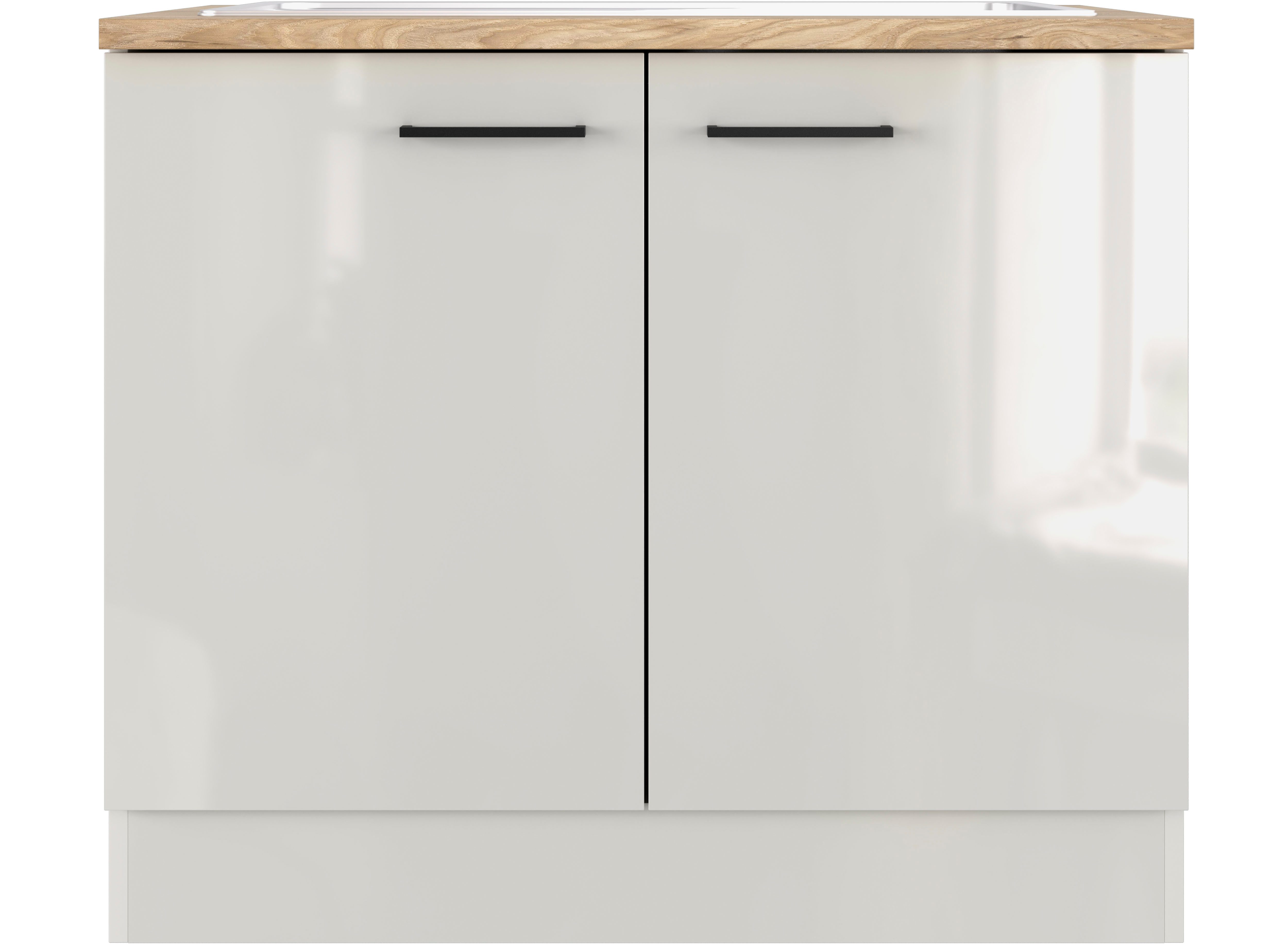 Flex-Well Spülenschrank Lund (B x H x T) 100 x 85 x 60 cm, individuell kombinierbar