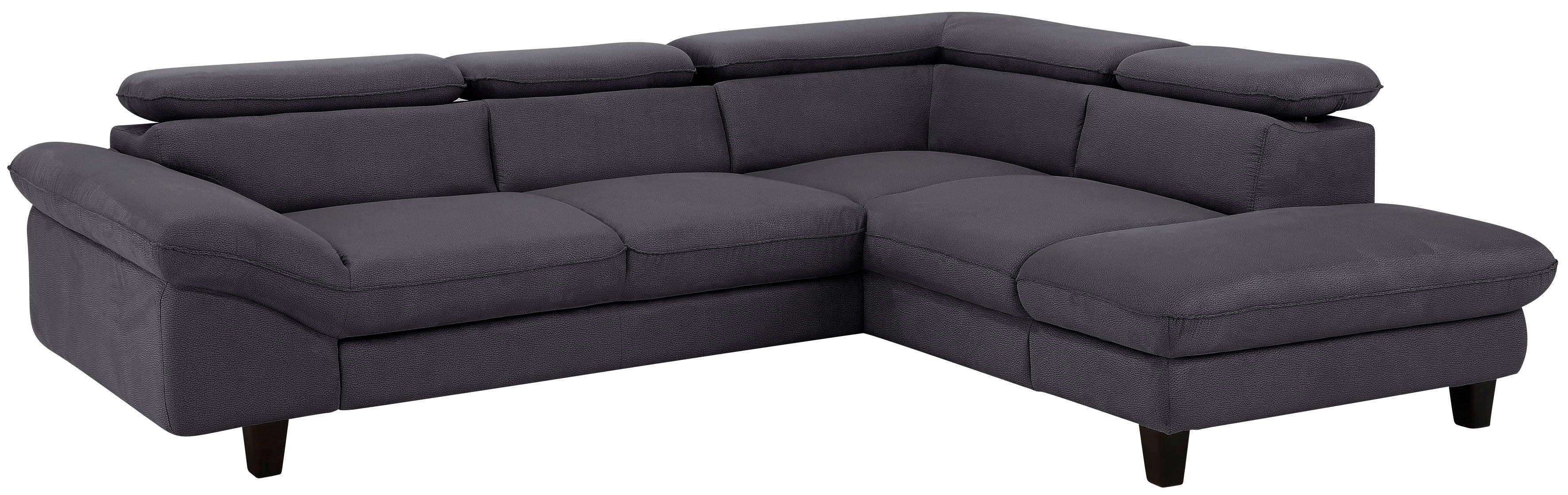 Home affaire Ecksofa "Pilot L-Form", mit Kopfteilverstellung, wahlweise mit günstig online kaufen
