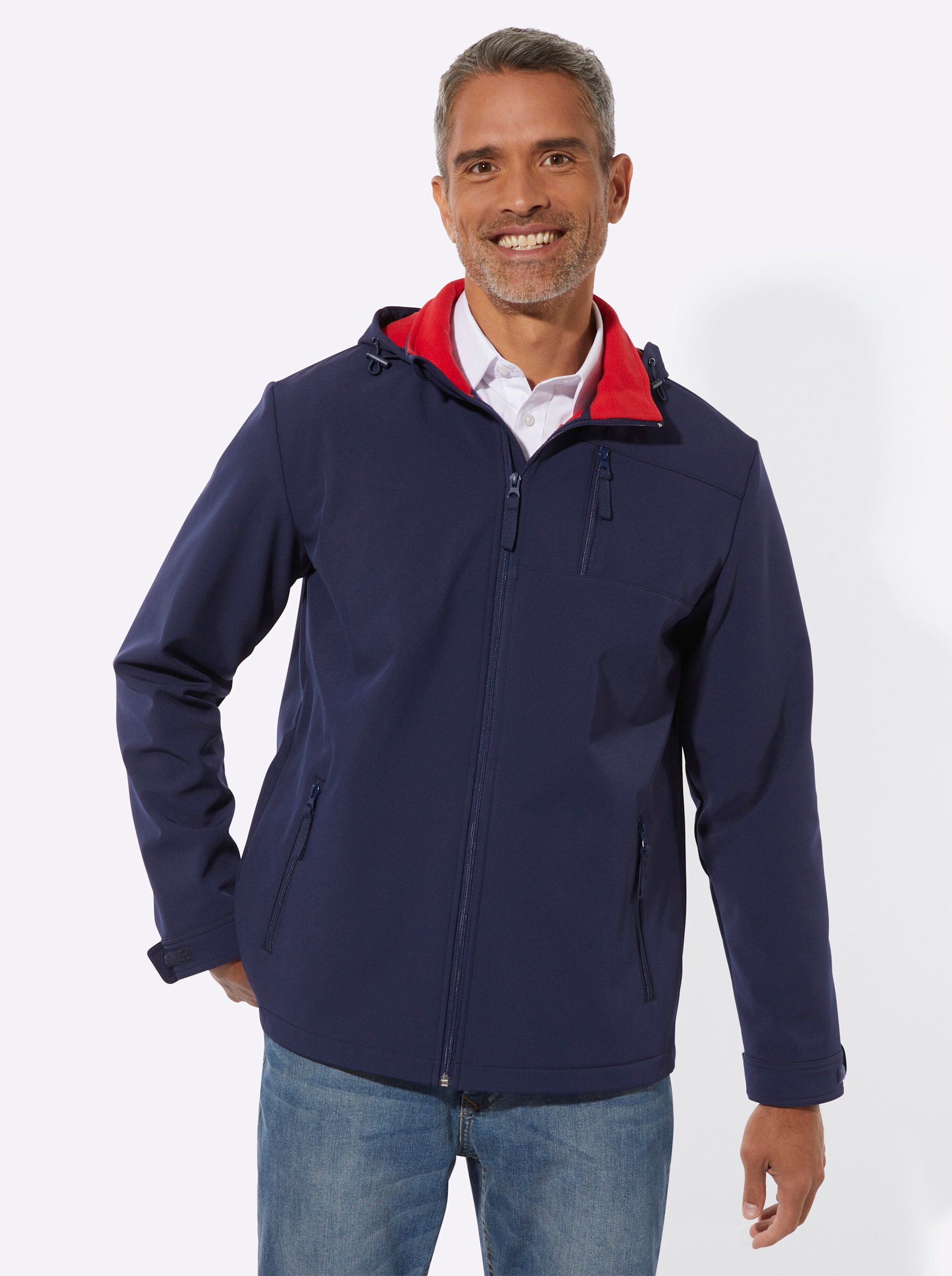 Sieh an! Funktionsjacke Softshell-Jacke Langarm