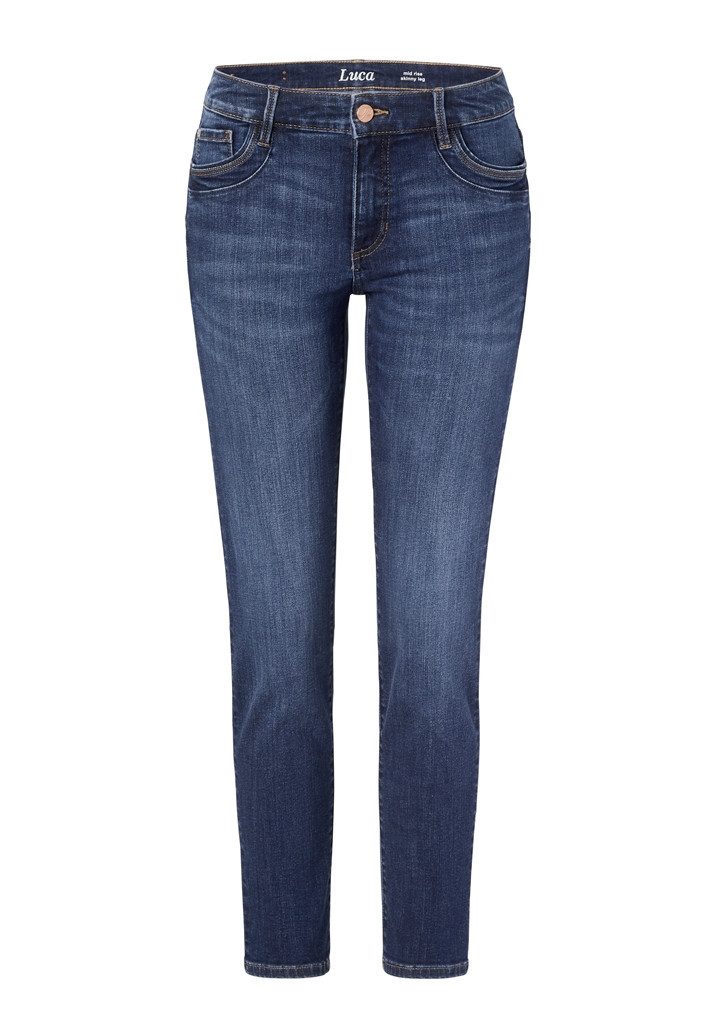 Stretch-Jeans PADDOCKS LUCA medium stone moustache 60451 6452.4909 - MOTION&COMFORT
