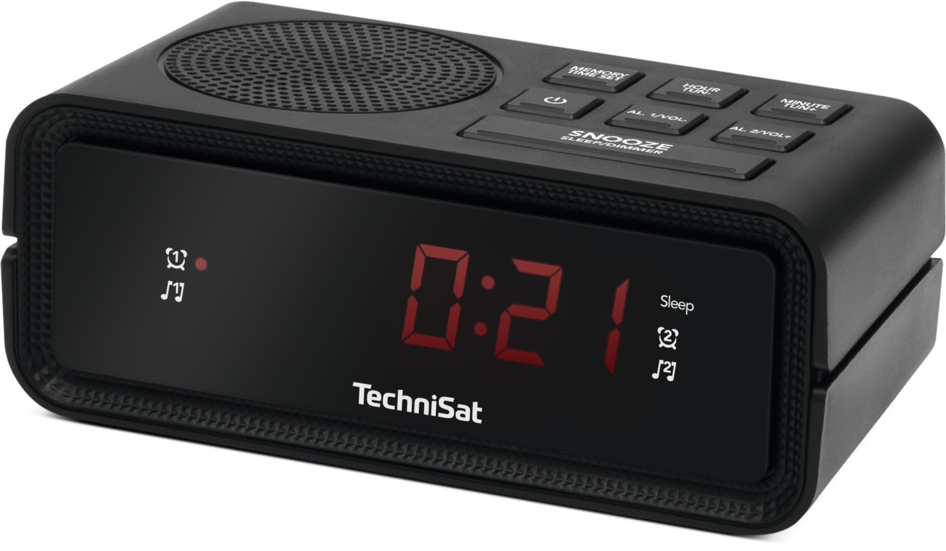 TechniSat Radiowecker DIGICLOCK 2 UKW-Radio, Wecktimer, Snooze-Funktion