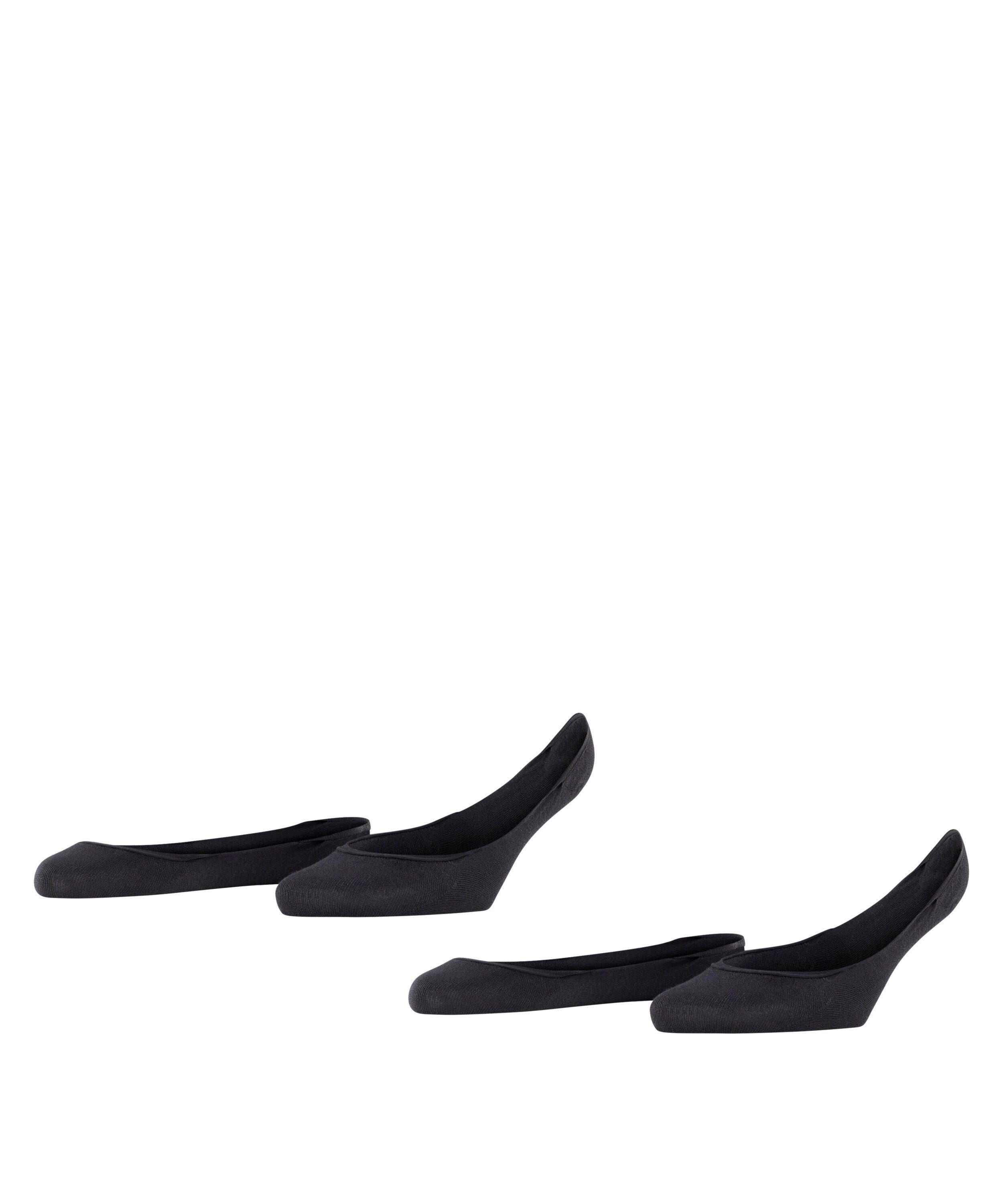 Esprit Füßlinge Basic 2-Pack für ein sicheres Laufgefühl black (3000)