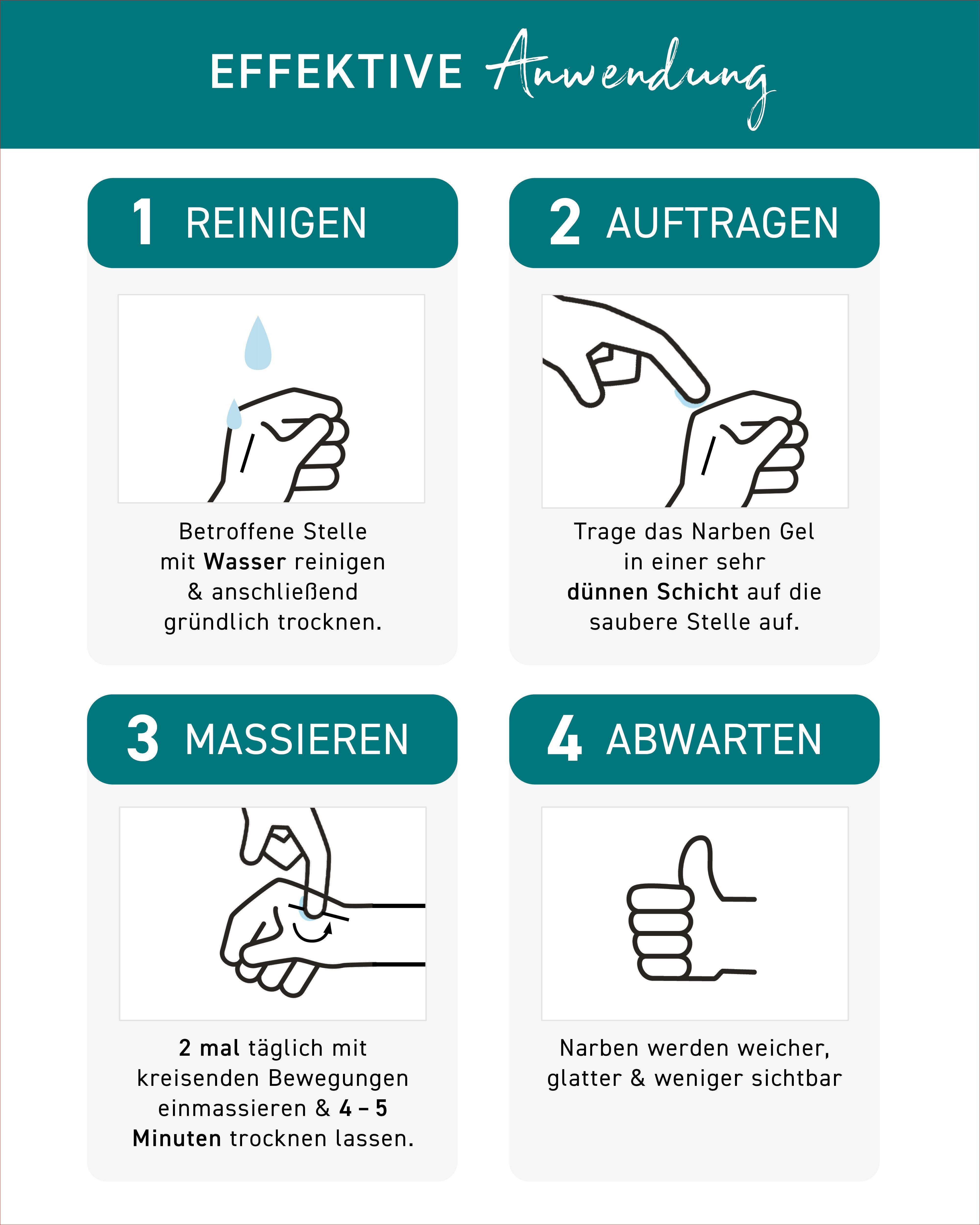 N1 Healthcare Hautpflegegel N1 Narben Gel, 19 g, Für neue und bis zu 2 Jahre alte Narben